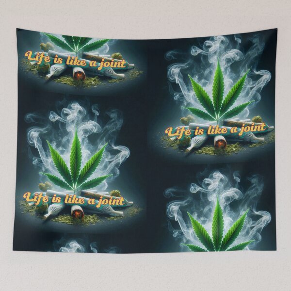 Item preview, Life is like a joint  designed and sold by RoyalMob.