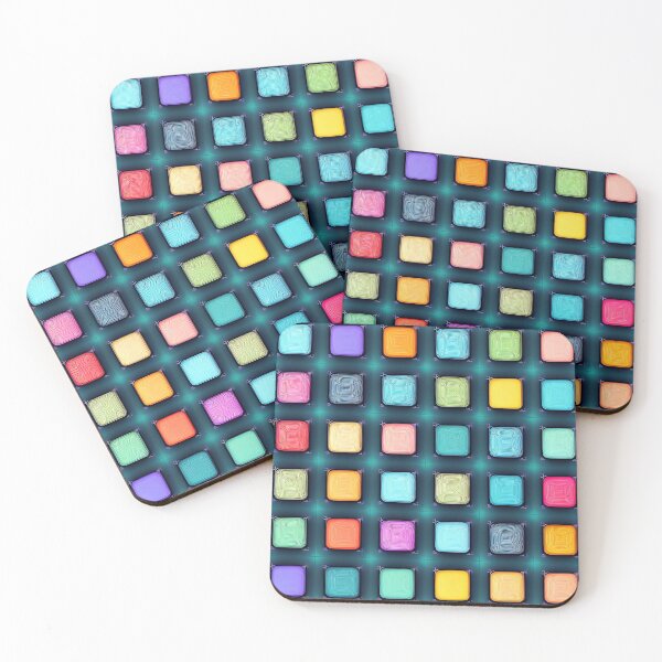 Item preview, Neon Cubits designed and sold by Zenvo.