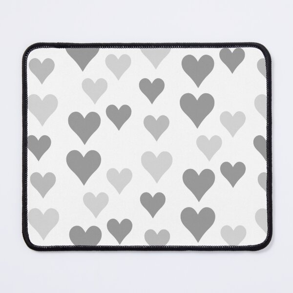 Item preview, Grey Hearts-  Cool Grey Heart Pattern designed and sold by EWNDesigns.