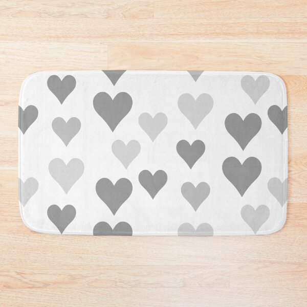 Item preview, Grey Hearts-  Cool Grey Heart Pattern designed and sold by EWNDesigns.