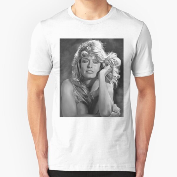 farrah fawcett skateboard t shirt