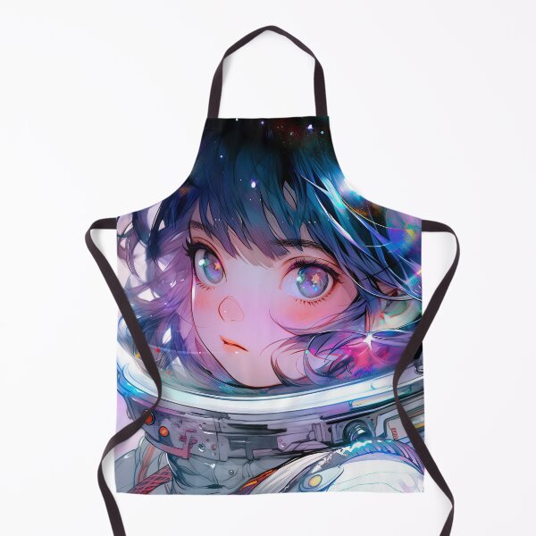 Item preview, Cosmic Nebula Stargazer Anime Girl designed and sold by bubblegoth.