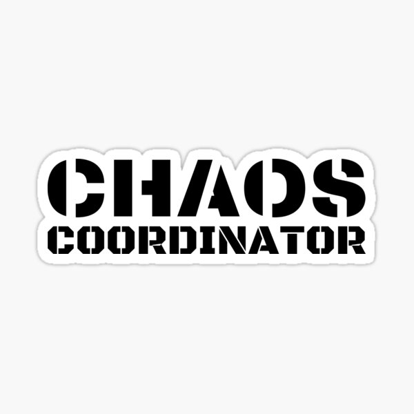CHAOS Coordinator Sticker