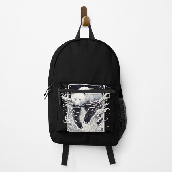 Item preview, Black And White Monochromatic Polar Bear designed and sold by TomFrontierArt.