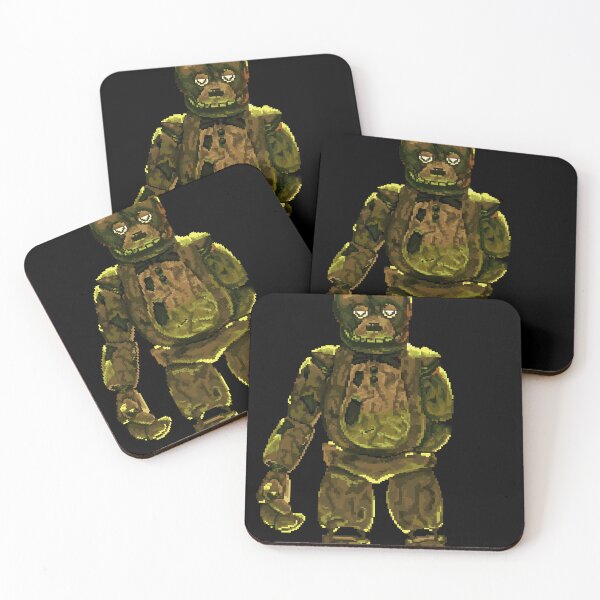 Item preview, Springtrap pixel Illustration designed and sold by Emilyashdraws.