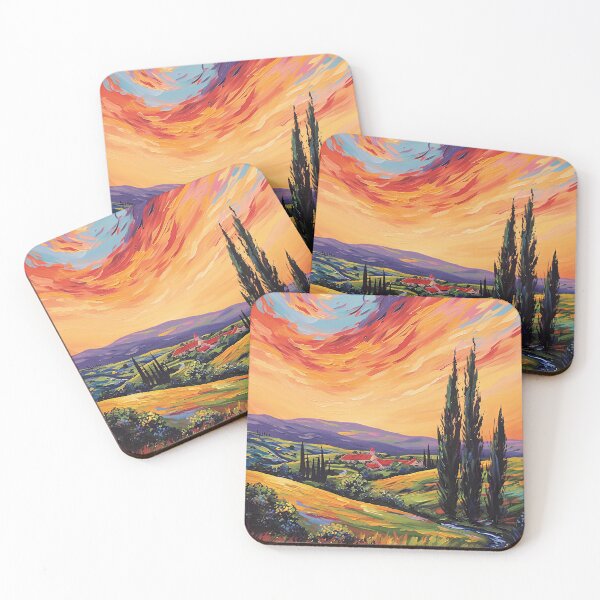 Item preview, Rolling Hills Sunset designed and sold by OccultDreams.