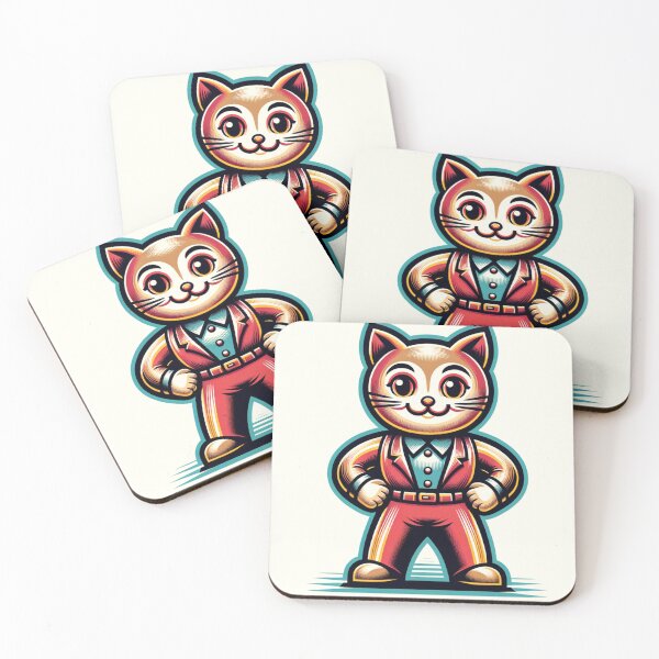 Item preview, vintage cat mascot designed and sold by caroldarlene.