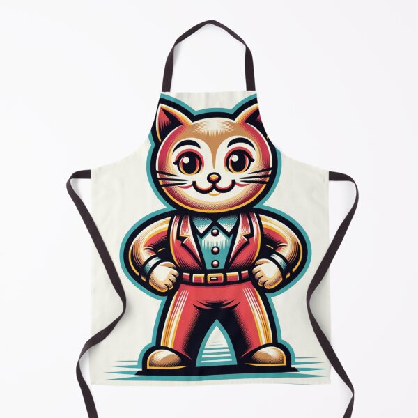 Item preview, vintage cat mascot designed and sold by caroldarlene.