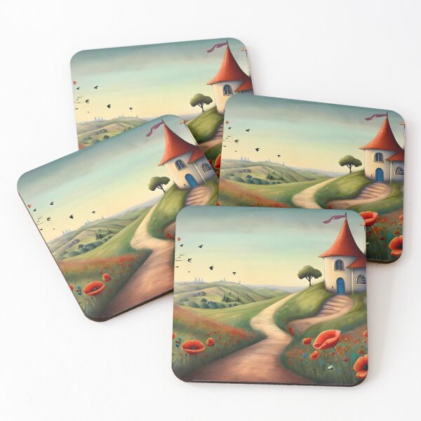 Item preview, The Wonky Castle with Poppies. ,  designed and sold by Frame of Mind .