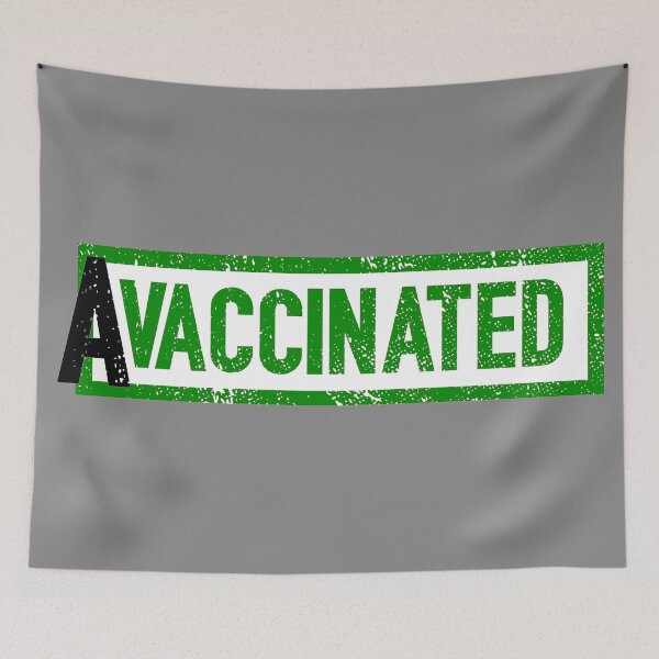Item preview, Avaccinated, vaccinated, covid 19, c-19, virus designed and sold by Cerulean-Shop.