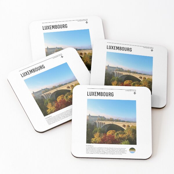 Item preview, Visit Luxembourg (minimal travel poster) designed and sold by RabbitK.