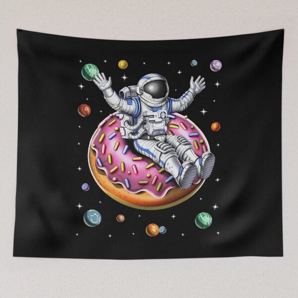 Artikelvorschau, Astronaut reitet Donut entworfen und verkauft von underheaven.