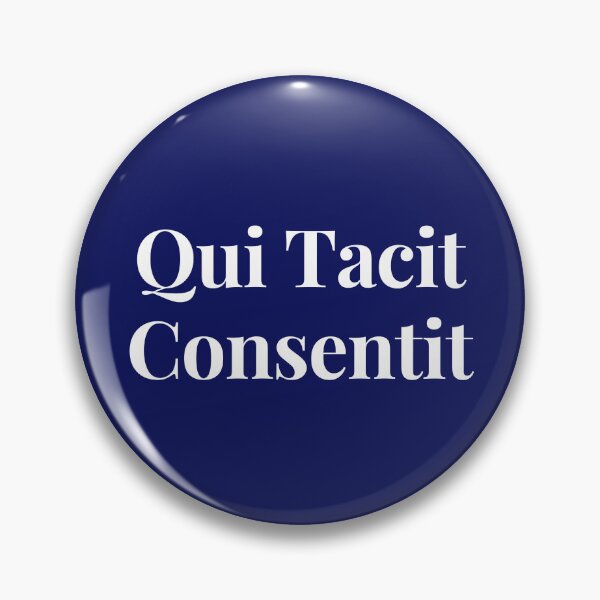 Item preview, Qui tacet concentit designed and sold by FreedomAlways.