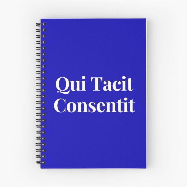 Aperçu de l'œuvre Qui tacet concentit créée et vendue par FreedomAlways.