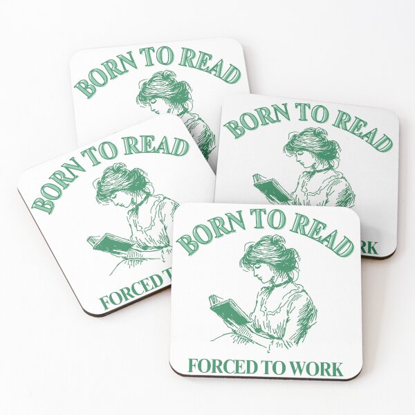 Item preview, Born to Read Forced to work designed and sold by Theirishfangirl.