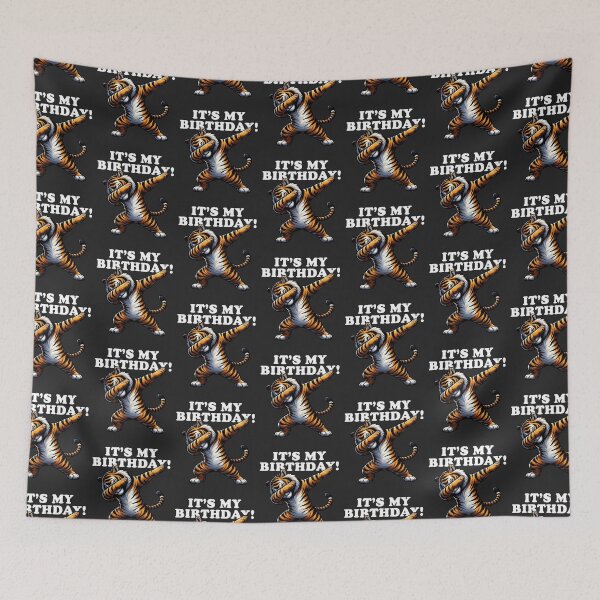 Item preview, It's My Birthday Dabbing Tiger for Kids Boys Girls Dabbing Tiger -  designed and sold by PurpleLoveStore.