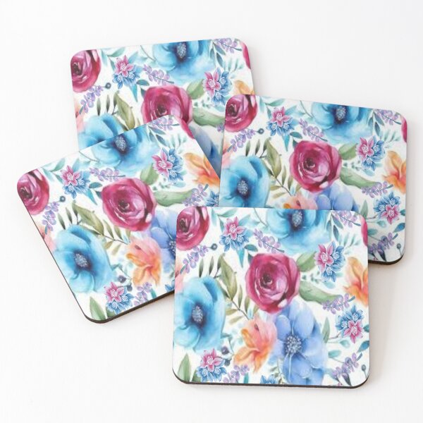 Item preview, Spring Blossoms,  Bohemian design, Abstraction, bold colorful abstract playful design inspired by nature designed and sold by Adri Barnard.