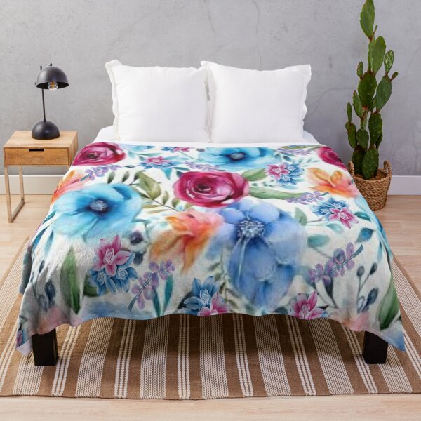 Item preview, Spring Blossoms,  Bohemian design, Abstraction, bold colorful abstract playful design inspired by nature designed and sold by Adri Barnard.