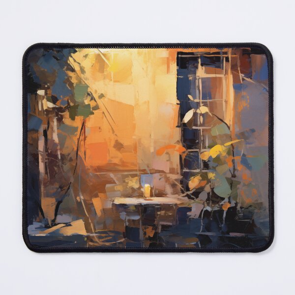 Item preview, Backyard in the evening | impressionism designed and sold by AniDragonfly.