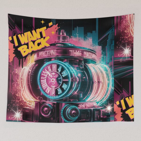 Item preview, Nostalgic Time Machine Adventure designed and sold by Belarte.shop.
