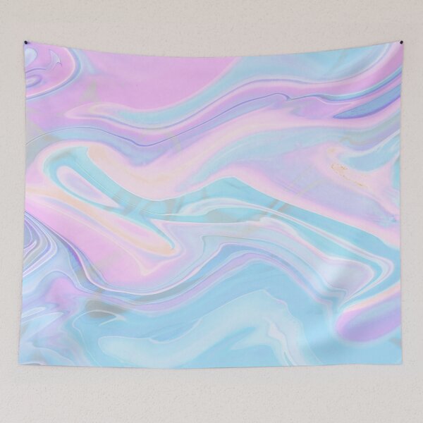 Item preview, Sea Marble Candy Pattern - Violet, aqua and blue designed and sold by Dominiquevari.