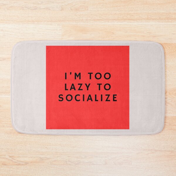 Item preview, Fun art for people who sometimes don’t want to socialize designed and sold by Renata Carlomagno.