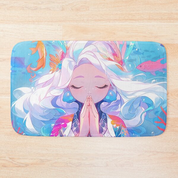 Item preview, Aquatic Serenity Prayer Anime Girl designed and sold by bubblegoth.