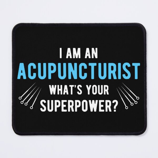 Item preview, Acupuncturist Superpower Acupuncture Wellbeing  designed and sold by Turie.