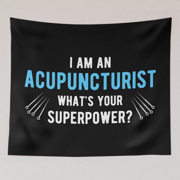 Item preview, Acupuncturist Superpower Acupuncture Wellbeing  designed and sold by Turie.