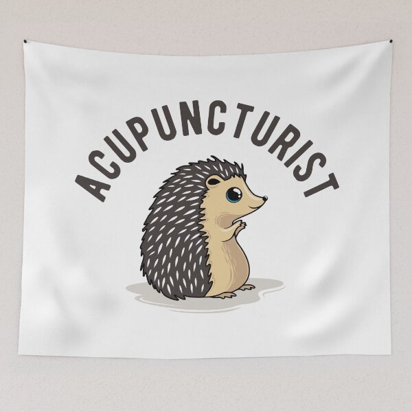 Item preview, Hedgehog Acupuncturist Acupuncture  designed and sold by Turie.