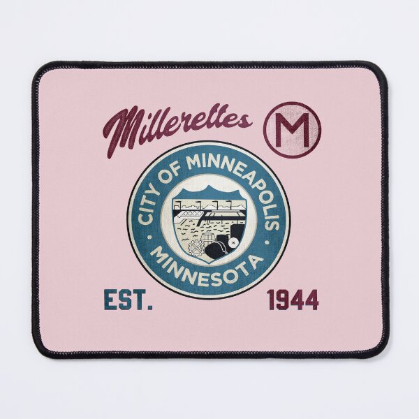Item preview, Minneapolis Millerettes • AAGPBL Badge designed and sold by MKE Rhine Maiden  •  Grumble Services, LLC..