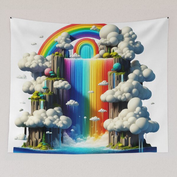 Item preview, Cascading Waterfall designed and sold by manbaito.
