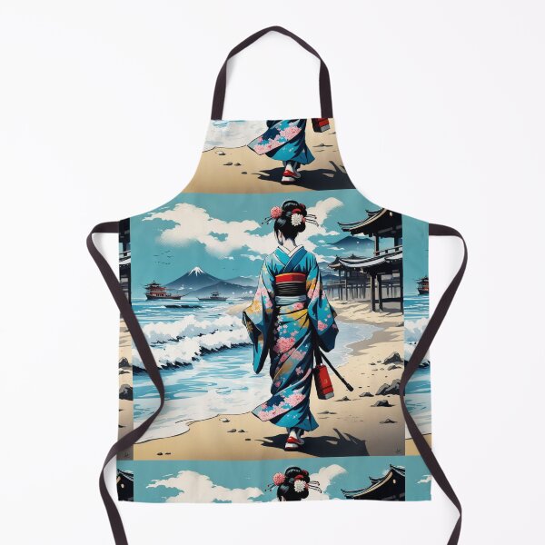 Item preview, Unique Geisha on the beach designed and sold by Coolparrotgirl.