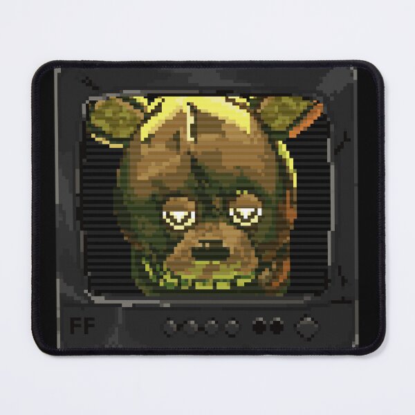 Item preview, Springtrap head CCTV pixel illustration designed and sold by Emilyashdraws.