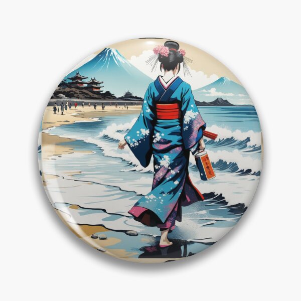 Item preview, Unique Geisha on the beach designed and sold by Coolparrotgirl.