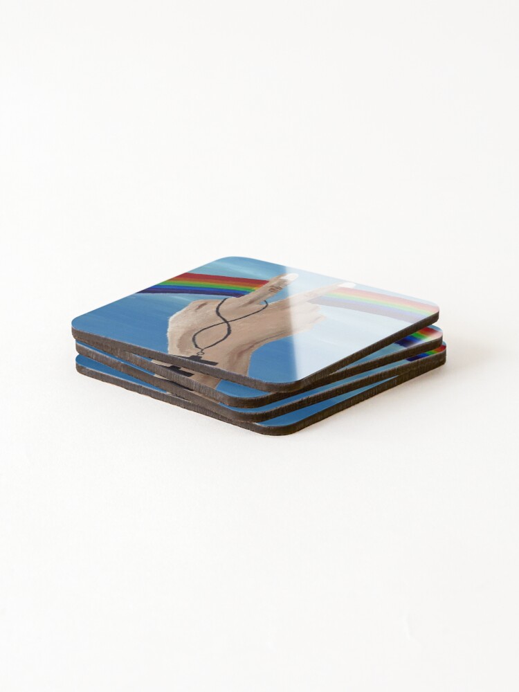 Thumbnail 4 of 5, Coasters (Set of 4), Parting designed and sold by HopeProject.