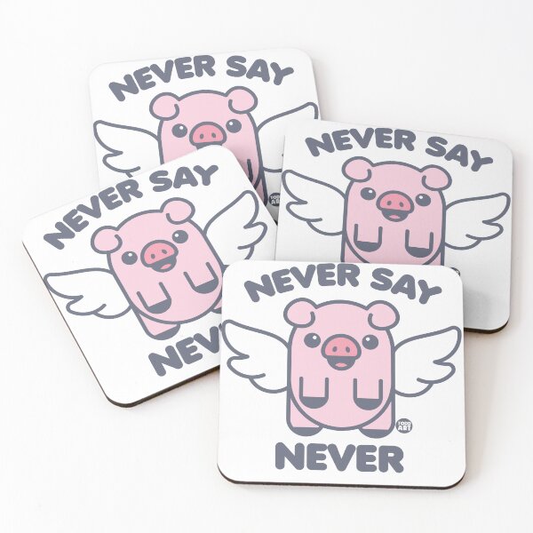 Artikelvorschau, NEVER SAY NEVER PIG FLY entworfen und verkauft von TODD GOLDMAN.