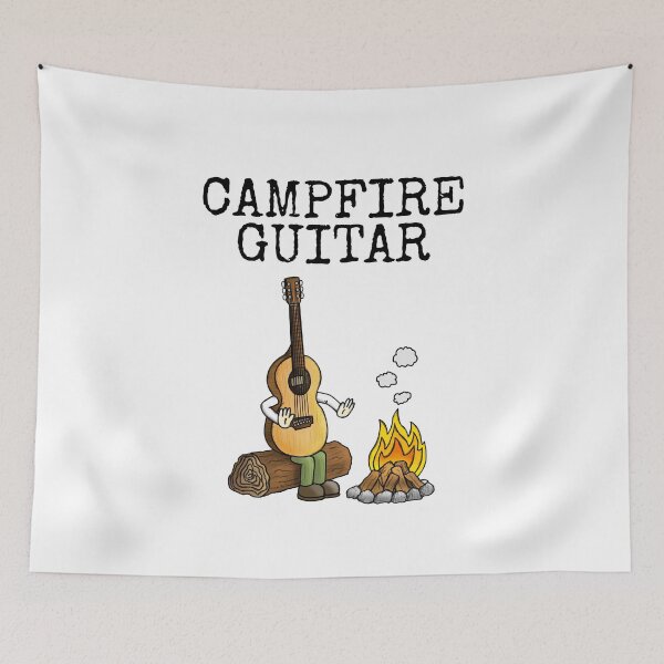 Item preview, Campfire Guitar Summer Camping Trip Guitarist Musician designed and sold by doodlerob.