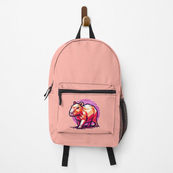 Item preview, Retro geometric capybara designed and sold by ZenGalactico.