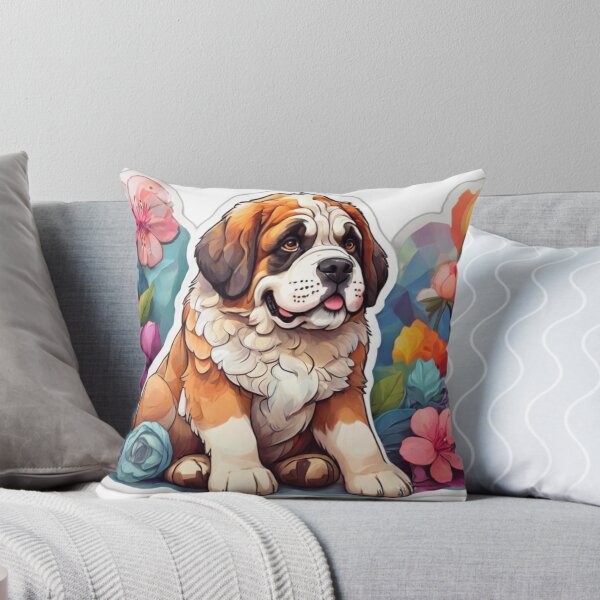 Item preview, Springtime St Bernard designed and sold by NeatThingLover.