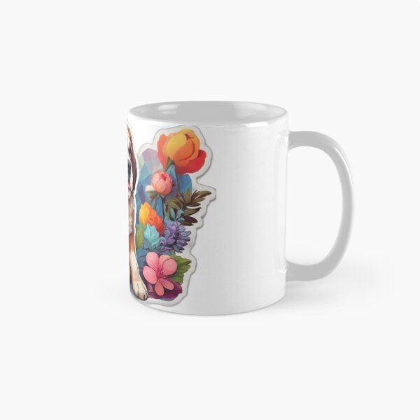 Item preview, Springtime St Bernard designed and sold by NeatThingLover.