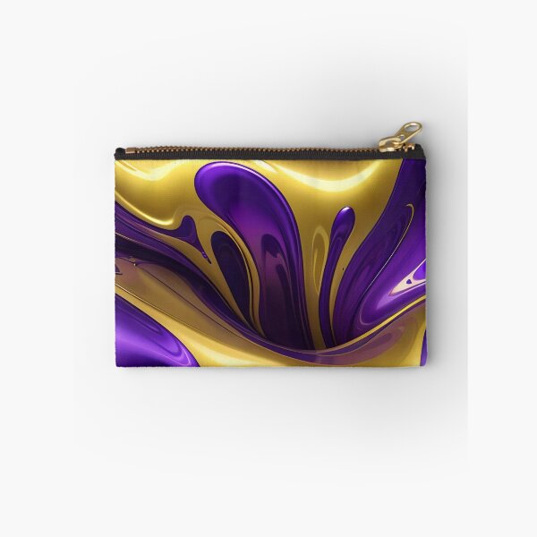 Item preview, Abstract Gold And Purple Fluid Pattern designed and sold by TheArtOfPat.