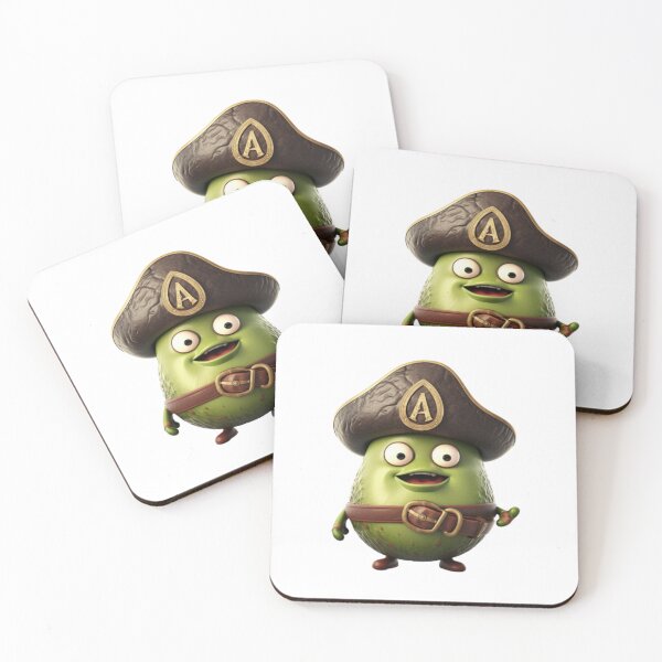 Item preview, Kawaii Avocado Pirate designed and sold by KawaiiArtStyle.