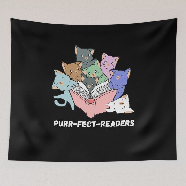 Item preview, Cats reading a book  designed and sold by AnyMar2023.