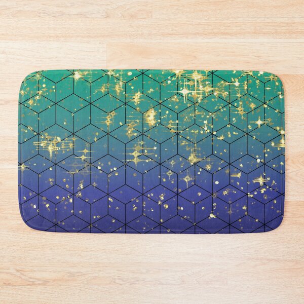 Item preview, Cubes on Gradient Blue designed and sold by zibziby.