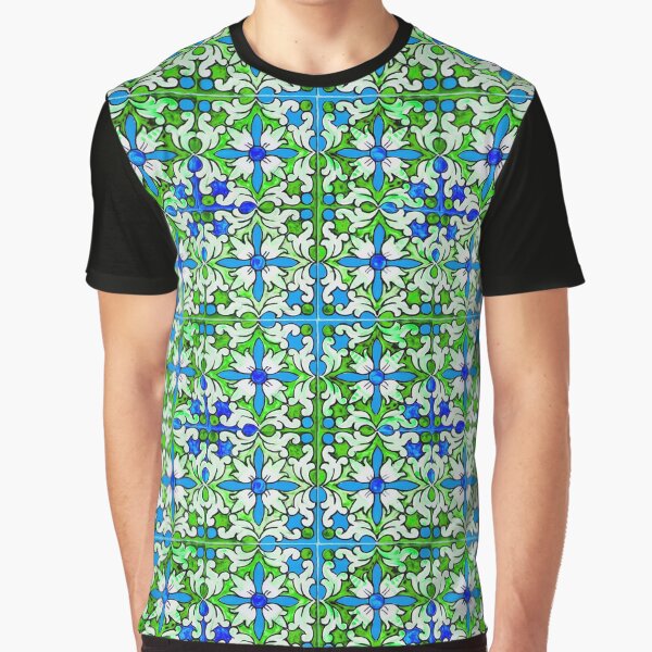 Vista previa del artículo con la obra «Azulejo Primavera», diseñado y vendido por AM FineArtPrints.