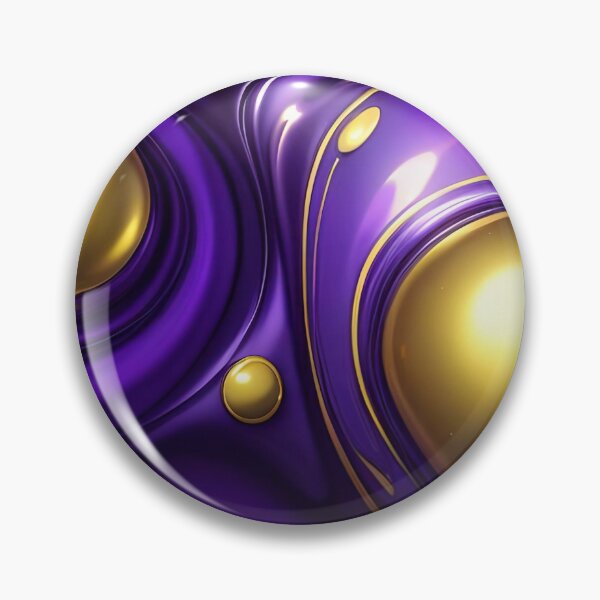 Item preview, Abstract Gold And Purple Fluid Pattern designed and sold by TheArtOfPat.
