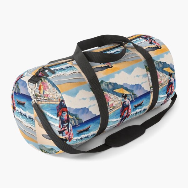 Item preview,  Geisha in Italy Amalfi coast on the beach  designed and sold by Coolparrotgirl.