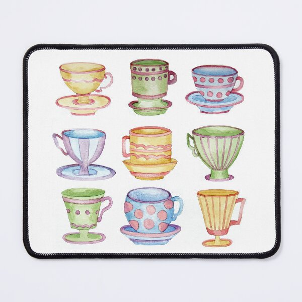 Item preview, Teacup Watercolour designed and sold by Tiffany Budd.