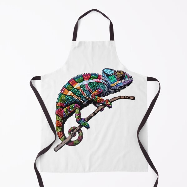 Item preview, Panther chameleon clings to a branch, bright and beautiful colors. #9 designed and sold by kizenya.